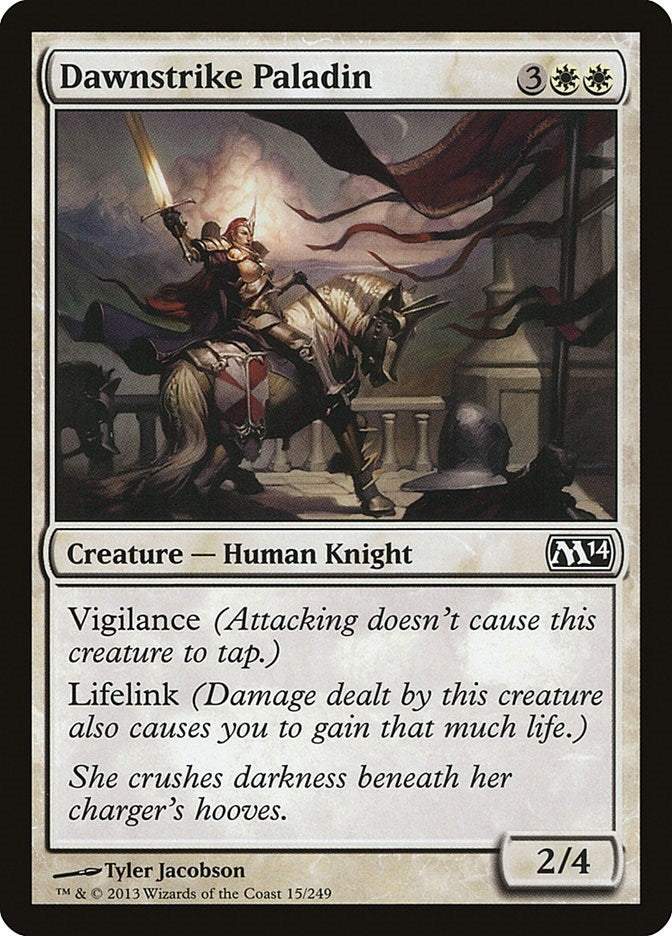Image for Dawnstrike Paladin (15) [Magic 2014 (M14)]
