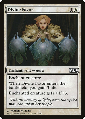 Image for Divine Favor (17) [Magic 2014 (M14)]