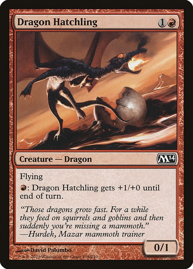 Image for Dragon Hatchling (138) [Magic 2014 (M14)]