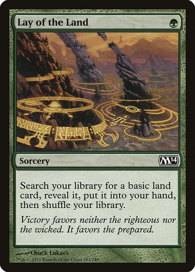 Image for Lay of the Land (183) [Magic 2014 (M14)]