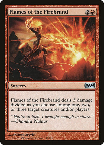 Image for Flames of the Firebrand (139) [Magic 2014 (M14)]