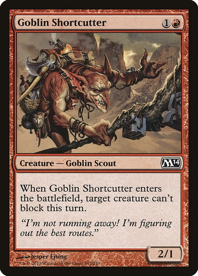 Image for Goblin Shortcutter (142) [Magic 2014 (M14)]