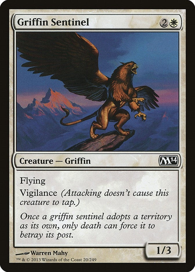 Image for Griffin Sentinel (20) [Magic 2014 (M14)]