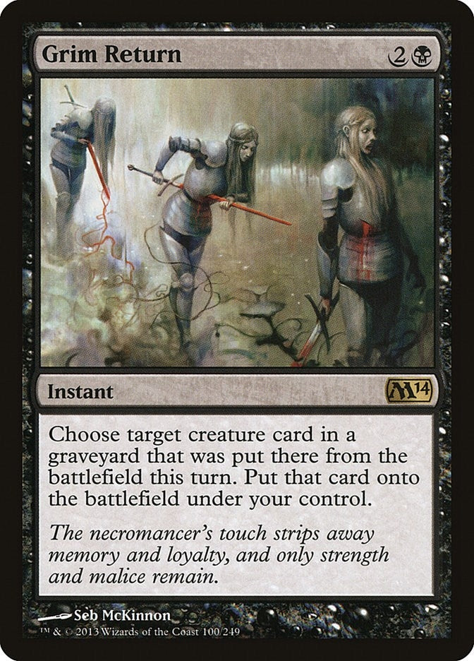 Image for Grim Return (100) [Magic 2014 (M14)]