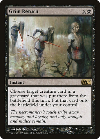 Image for Grim Return (100) [Magic 2014 (M14)]