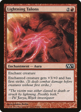 Image for Lightning Talons (144) [Magic 2014 (M14)]