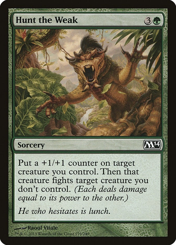 Image for Hunt the Weak (179) [Magic 2014 (M14)]