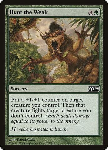 Image for Hunt the Weak (179) [Magic 2014 (M14)]