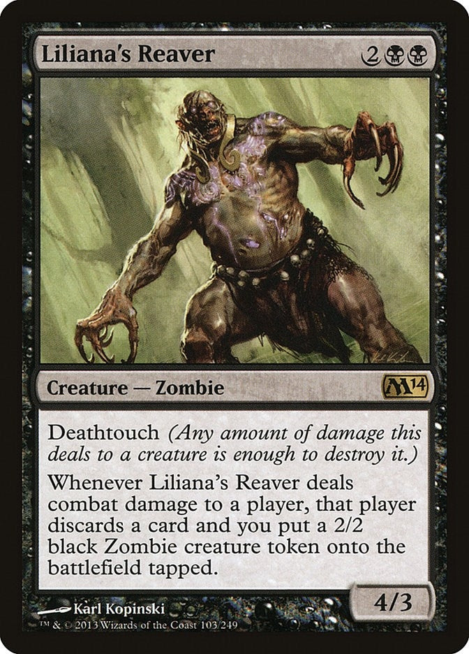 Image for Liliana's Reaver (103) [Magic 2014 (M14)]