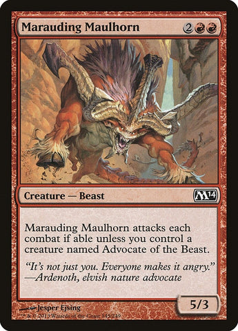 Image for Marauding Maulhorn (145) [Magic 2014 (M14)]