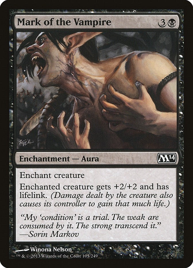Image for Mark of the Vampire (105) [Magic 2014 (M14)]