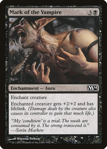 Image for Mark of the Vampire (105) [Magic 2014 (M14)]