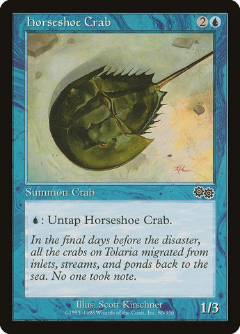 Image for Horseshoe Crab (80) [Urza's Saga]
