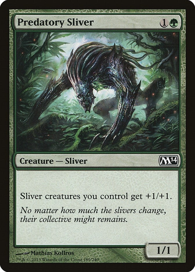 Image for Predatory Sliver (189) [Magic 2014 (M14)]