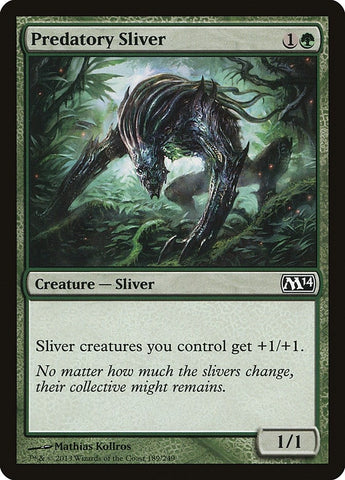 Image for Predatory Sliver (189) [Magic 2014 (M14)]