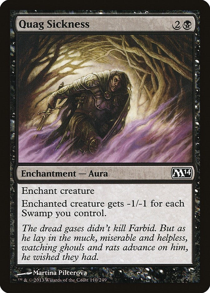 Image for Quag Sickness (110) [Magic 2014 (M14)]