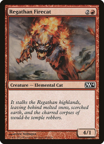 Image for Regathan Firecat (150) [Magic 2014 (M14)]