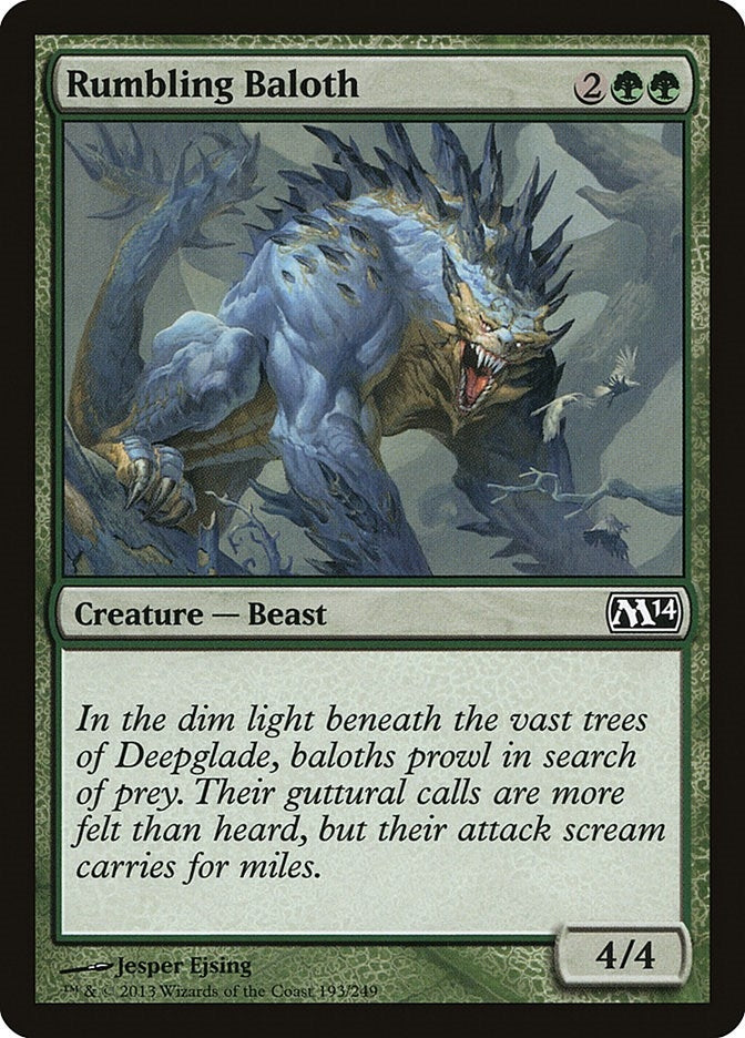 Image for Rumbling Baloth (193) - Magic: The Gathering