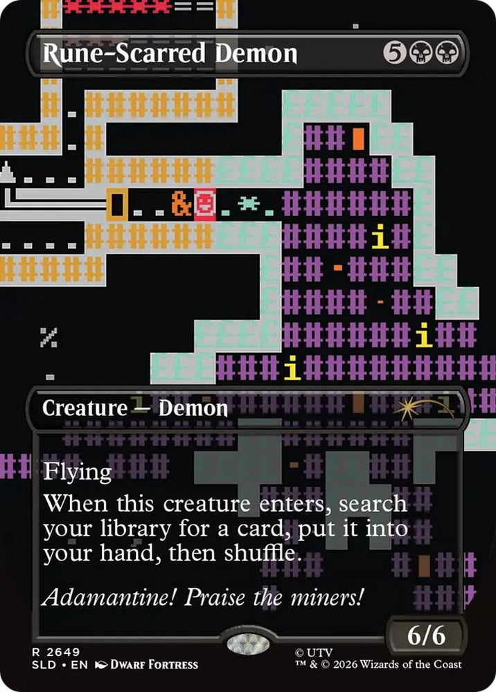 Image for Rune-Scarred Demon (2649) (Secret Lair Drop Series) - Magic: The Gathering