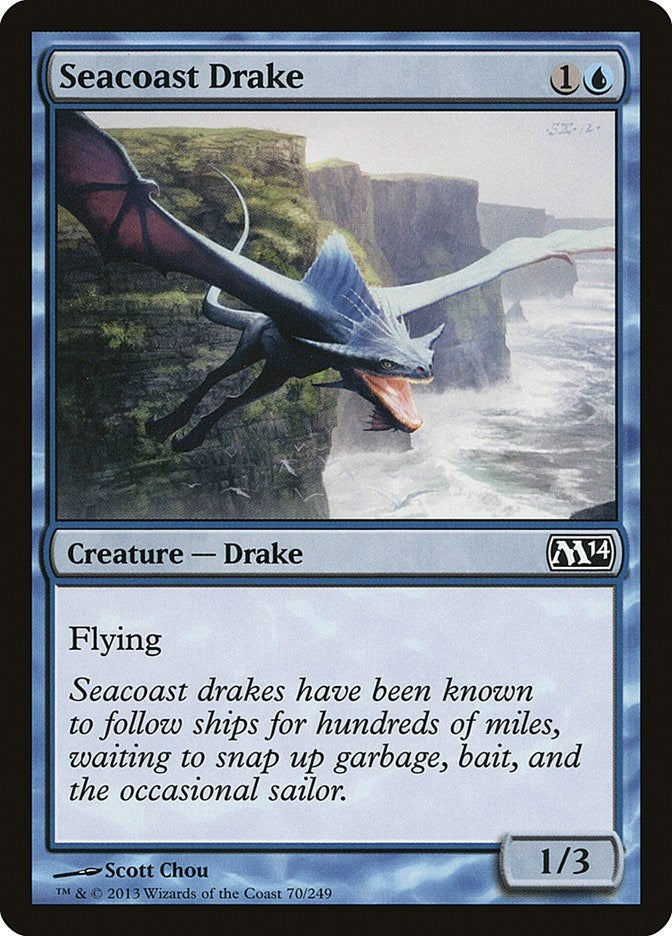 Image for Seacoast Drake (70) [Magic 2014 (M14)]