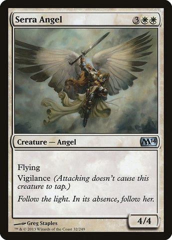 Image for Serra Angel (32) [Magic 2014 (M14)]