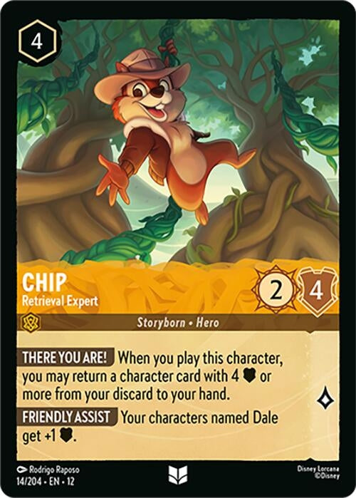 Image for Chip - Retrieval Expert (14/204) (Wilds Unknown) - Disney Lorcana