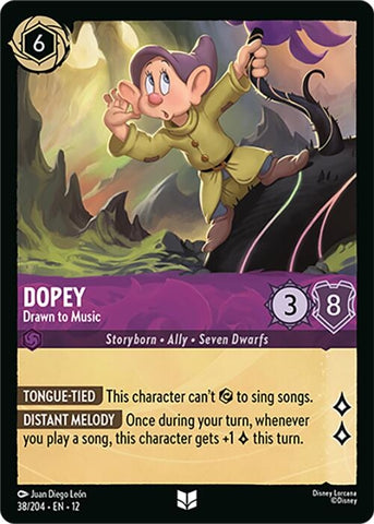 Image for Dopey - Drawn to Music (38/204) (Wilds Unknown) - Disney Lorcana