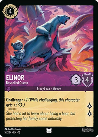 Image for Elinor - Bespelled Queen (51/204) (Wilds Unknown) - Disney Lorcana