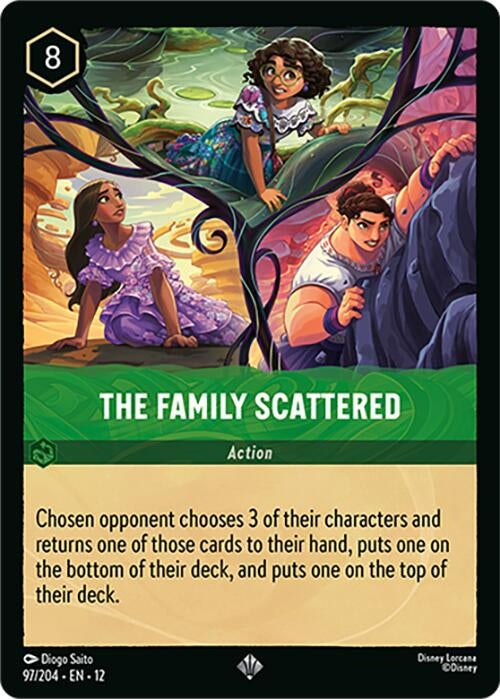 Image for The Family Scattered (97/204) (Wilds Unknown) - Disney Lorcana