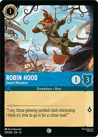 Image for Robin Hood - Desert Wanderer (137/204) (Wilds Unknown) - Disney Lorcana