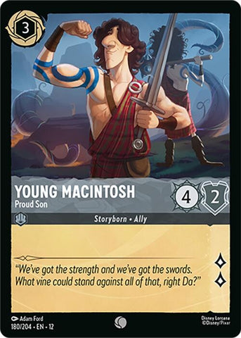 Image for Young Macintosh - Proud Son (180/204) (Wilds Unknown) - Disney Lorcana