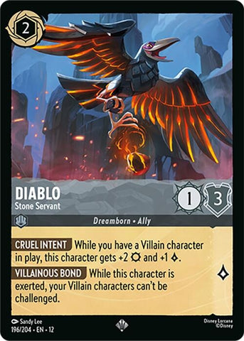 Image for Diablo - Stone Servant (196/204) (Wilds Unknown) - Disney Lorcana