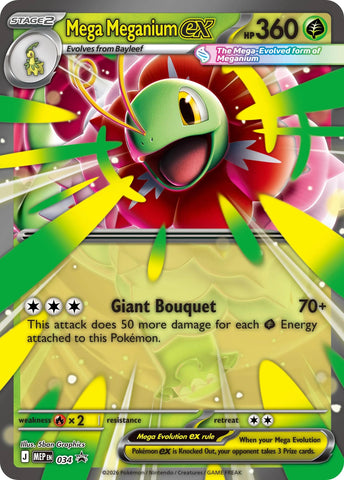 Image for Mega Meganium ex (034) (Jumbo Cards) (PR) - Pokemon