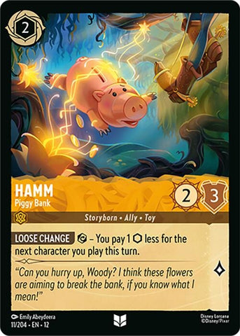 Image for Hamm - Piggy Bank (11/204) (Wilds Unknown) - Disney Lorcana
