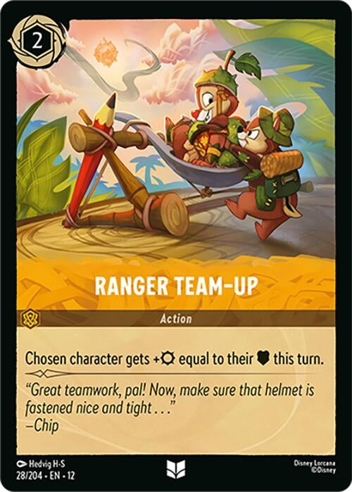 Image for Ranger Team-Up (28/204) (Wilds Unknown) - Disney Lorcana