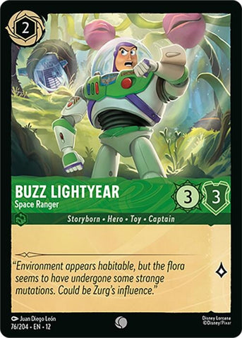 Image for Buzz Lightyear - Space Ranger (76/204) (Wilds Unknown) - Disney Lorcana