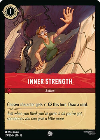 Image for Inner Strength (129/204) (Wilds Unknown) - Disney Lorcana