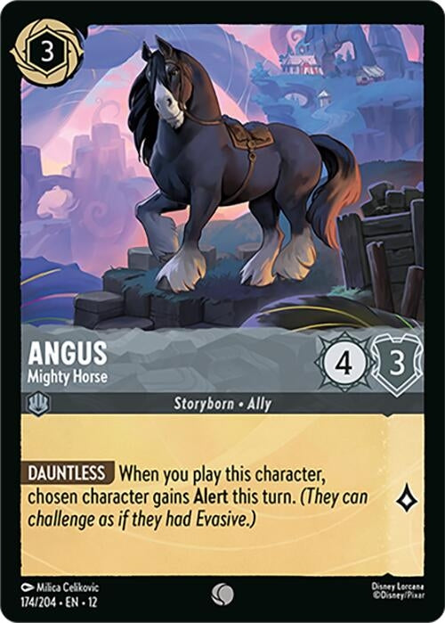 Image for Angus - Mighty Horse (174/204) (Wilds Unknown) - Disney Lorcana