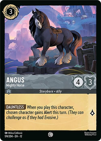 Image for Angus - Mighty Horse (174/204) (Wilds Unknown) - Disney Lorcana