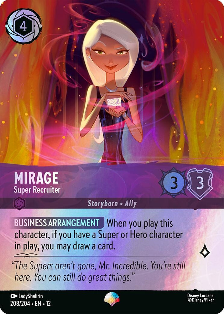 Image for Mirage - Super Recruiter (Epic) (208/204) (Wilds Unknown) - Disney Lorcana