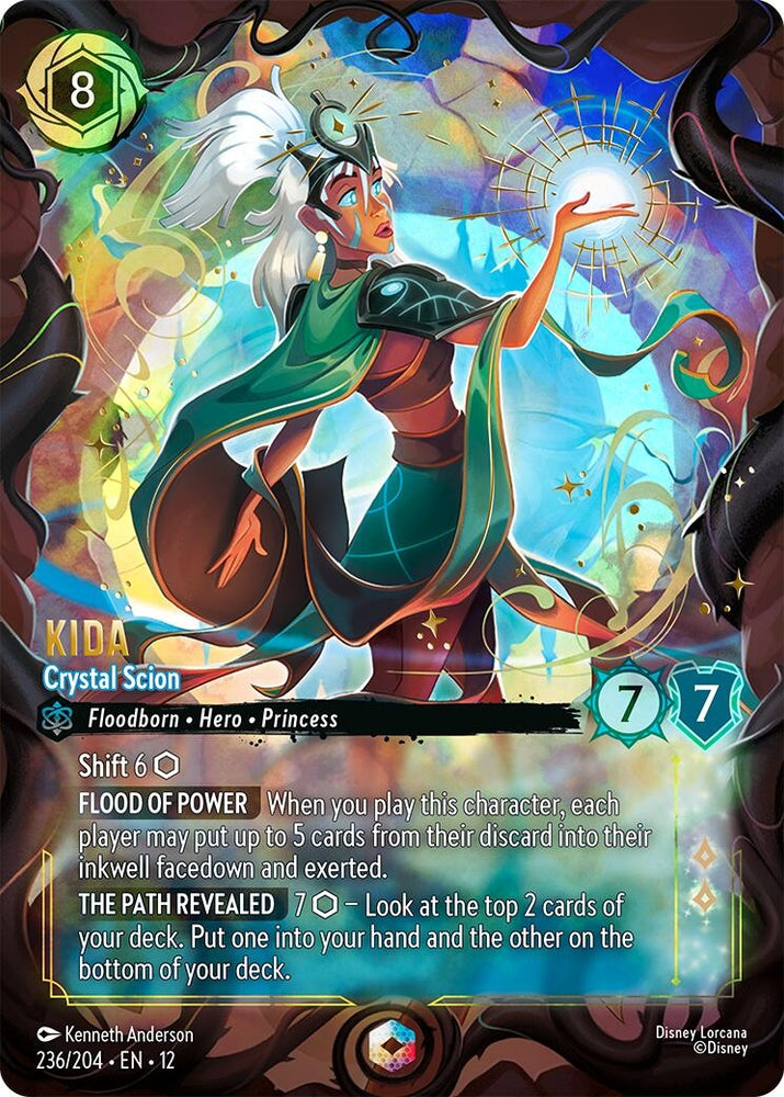 Image for Kida - Crystal Scion (Enchanted) (236/204) (Wilds Unknown) - Disney Lorcana