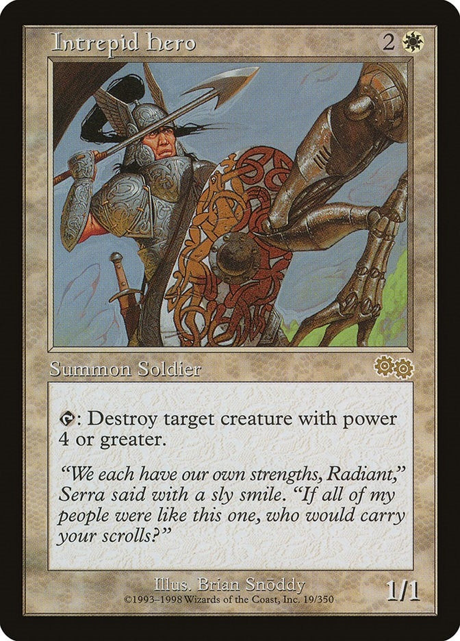 Image for Intrepid Hero (19) [Urza's Saga]