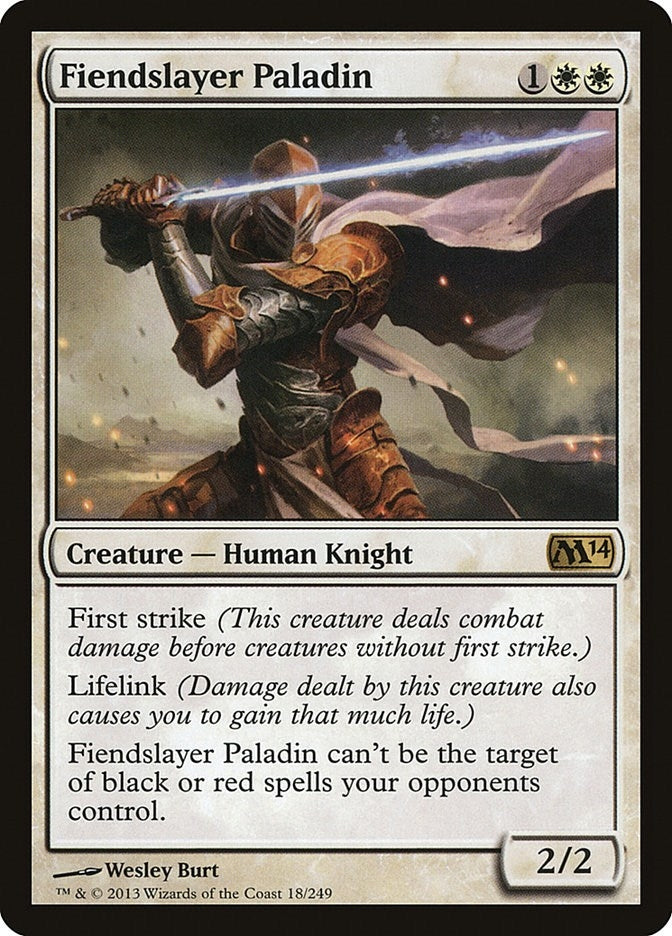 Image for Fiendslayer Paladin (18) [Magic 2014 (M14)]