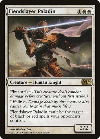 Image for Fiendslayer Paladin (18) [Magic 2014 (M14)]