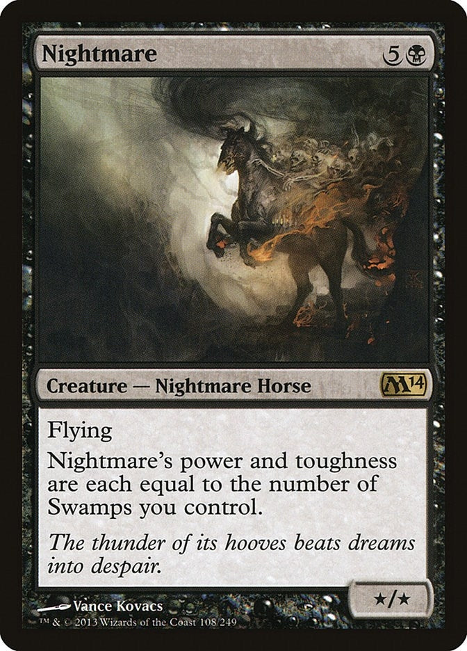 Image for Nightmare (108) [Magic 2014 (M14)]