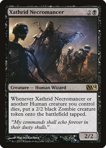 Image for Xathrid Necromancer (123) [Magic 2014 (M14)]
