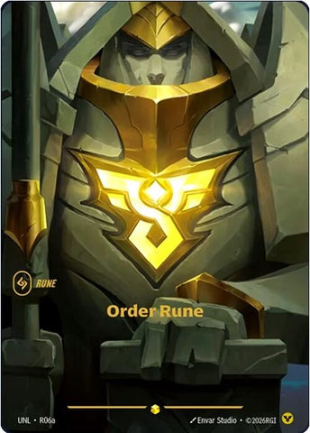 Image for Order Rune (Alternate Art) (R06a) (Unleashed) - Riftbound: League of Legends Trading Card Game