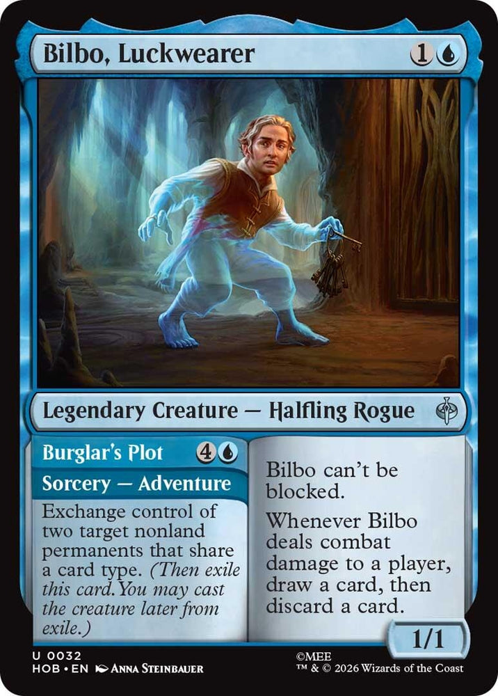 Image for Bilbo, Luckwearer (32) (The Hobbit) (HOB) - Magic: The Gathering