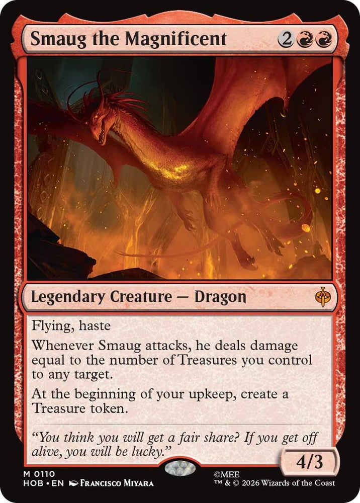 Image for Smaug the Magnificent (110) (The Hobbit) (HOB) - Magic: The Gathering