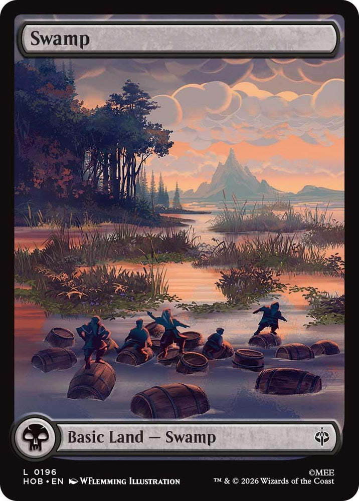 Image for Swamp (0196) (196) (The Hobbit) (HOB) - Magic: The Gathering